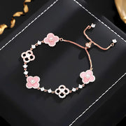 Diamantora - Bracciale rosa Hanami